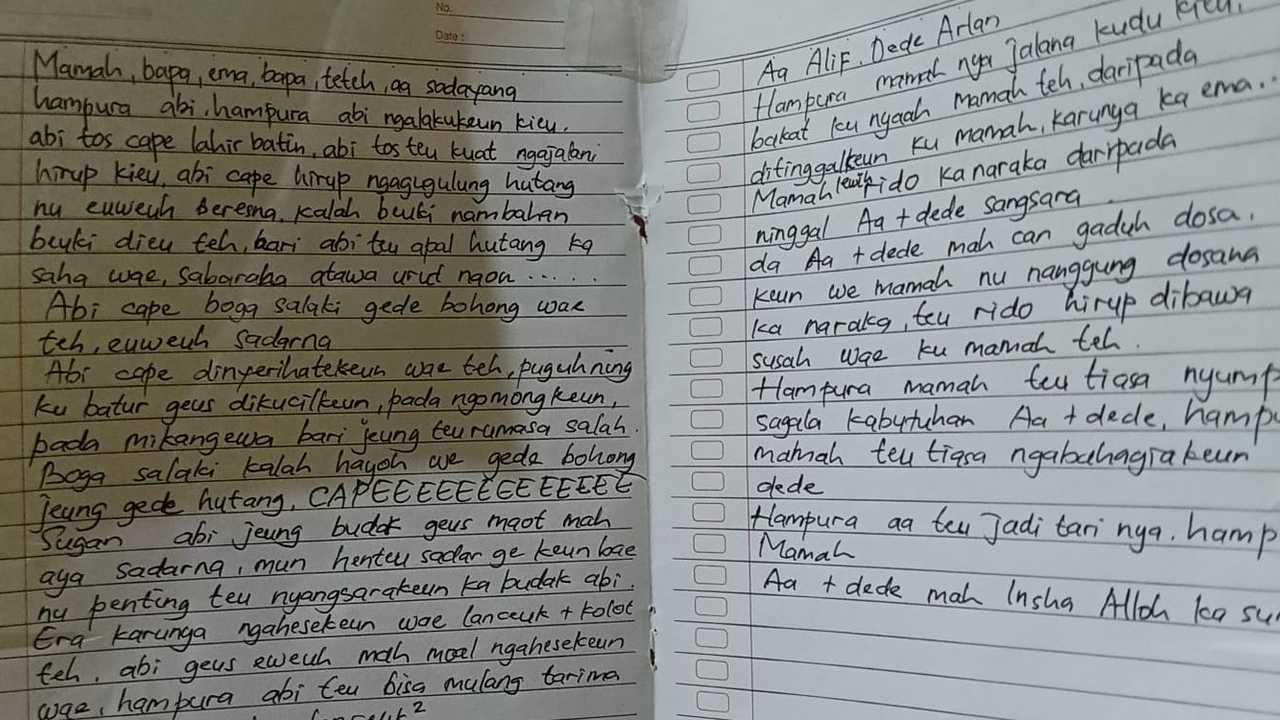 Wasiat Kontrakan Bandung